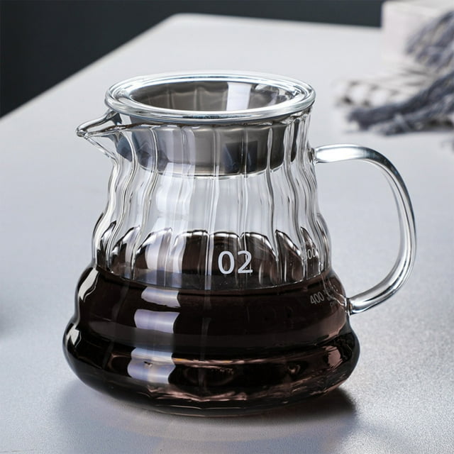 Rewenti Hand Brewed Coffee Sharing Pot Drip Filter Gray Sharing Pot Filter Cup Clouds Hand Brewed Coffee Pot
