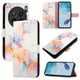 thumbnail image 1 of For vivo X200s 5G Case with Strap Marble Pattern Leather Phone Cover Card Holder - Pink White LS002, 1 of 5