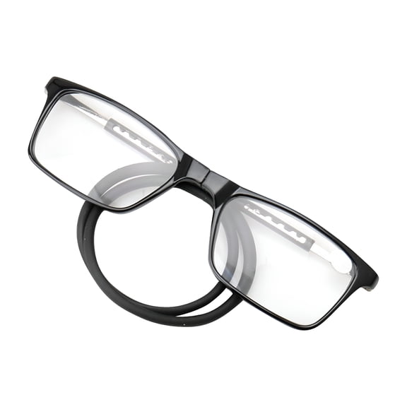 HBMYN Magnetic Reading Glasses Men Women 2.0,Front Connect Adjustable Temples Eyeglass Around Neck Hanging Computer Readers for Presbyopia,Black