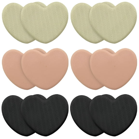 TELOLY 6 Pairs of Metatarsal Pads Foot Cushion Pads Shoe Inserts High Heel Insoles Forefoot Pads