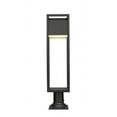 thumbnail image 5 of 14W 1 Led Outdoor Pier Mount Light In Architectural Style-29 Inches Tall And 7 Inches Wide Z-Lite 585Phbr-533Pm-Bk-Led, 5 of 5