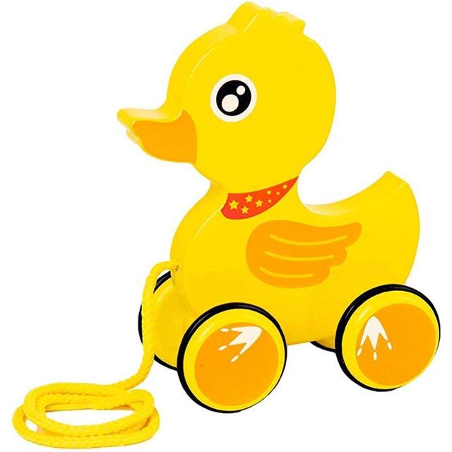 Juguete De Madera Para Tirar De Animales, Juguete Para Tirar De Dibujos Animados, Juguete Para Habilidades Motoras, Juguete Para Regalo Educativo Para Niños Sweethay FN006176-00