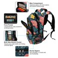 thumbnail image 5 of FORMRS Kids School Backpack Elementary Student Unisex Travel Bookbag with Reflective Stripes, Pink Floral Flamingo, 5 of 7