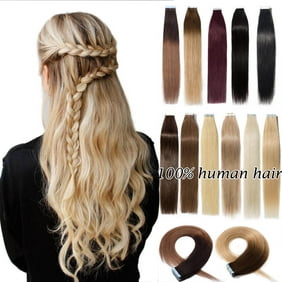 S Noilite Tape In Human Hair Extensions Highlight Balayage Long