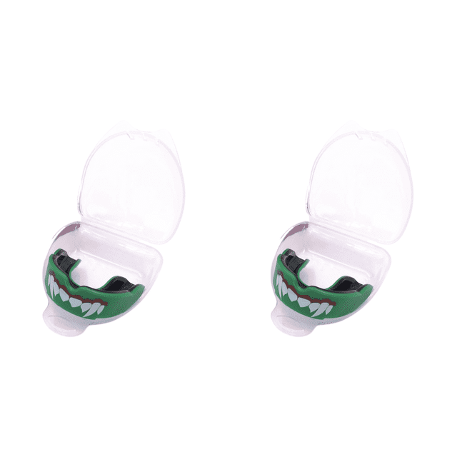 Protector Bucal Deportivo Protección Doble Capa Adultos Y Encías para () Verde