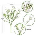 thumbnail image 4 of 15inch White Gypsophila Artificial Flower Wedding DIY Bouquet Breath Decoration, 4 of 5