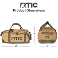 thumbnail image 5 of RTIC Road Trip Duffle Bag, Medium, Water Resistant, Durable Fabric, Trailblazer, 5 of 8