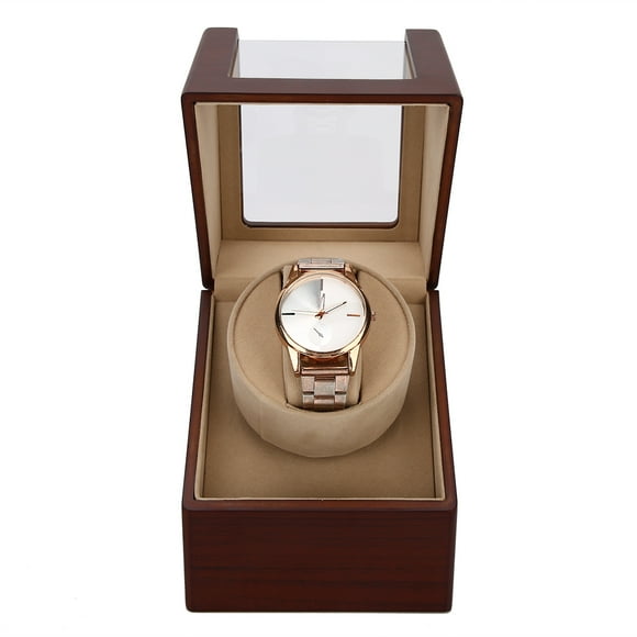 Automatic Watch Winder Watch Winder Box Watch Winder Case Wristwatch Winder Box Automatic Watch Winder Box Quiet Motor Mechanical Watch Display Storage Box 100-240VUS Plug