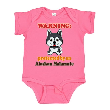 

Inktastic Alaskan Malamute Dog Lover Gift Baby Boy or Baby Girl Bodysuit