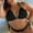 Black, variant on USSUMA Swim Suits for Women 2025 Solid Color Bikini Plus Size Bathing Suit Soft Womens Tankini for Vacation Wine Red,Black,Blue,White,Red up to 45% off