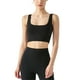 thumbnail image 3 of Txlixc Chaleco deportivo femenino, chaqueta de cuello cuadrado con estera extraible Txlixc  moda, 3 of 7