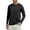 Black, variant on VJATTWR Men's Long Sleeve Slim Fit Crew Neck Tee Xxl