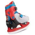 thumbnail image 2 of Marvel Spider-Man Hardshell Adjustable Ice Skates, extra small (Y8-Y11), grey / red, 2 of 3
