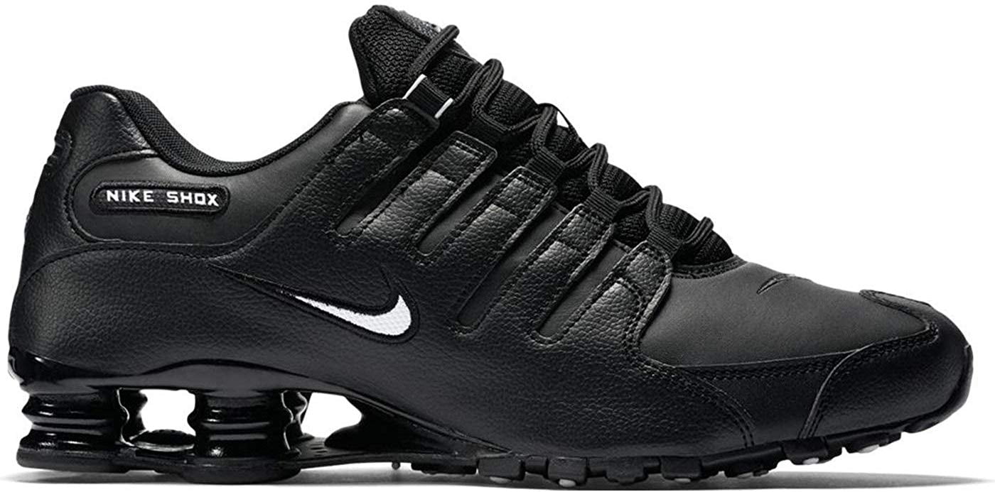 nike shox nz white black