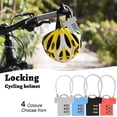 thumbnail image 5 of Code Padlock 3 Digits 4 Pieces Airplane Suitcase Padlock Small Code Padlock College Locker Code Padlock Color Padlock T-shirt Shape for Luggage Suitcase Pannier Bicycles Multicolor, 5 of 5