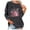 Dark Gray, variant on JINMGG Womens Plus Size $5, Christmas Tops for Women Fashion Women Print Long Sleeve Comfortable Breathable Round-Neck Sweatshirt