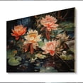 thumbnail image 2 of Designart "Koi Pond China Art painting" China Art Print on Natural Pine Wood, 2 of 5