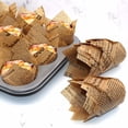 thumbnail image 4 of Artrylin 150pcs Tulip Cupcake Liners Unbleached Natural Tulip Baking Cups Muffin Paper Liner Parchment Paper Liners for Wedding Birthday Baby Shower Party Home Bakery Shops Cafes, 4 of 7