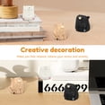 thumbnail image 4 of 3 Pcs Miniature Bear Statues Bear Statue Figurine Decorative Ornaments Hand Carved Bear Sculpture Decorative for Shelf Desk Office Perfect for Colleagues Friends and Kids, 4 of 7