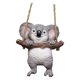 thumbnail image 4 of Colección de artesanías decorativas colgantes con forma de animales de jardín, regalo decorativo de resina para jardín. Koala estilo C, 4 of 8