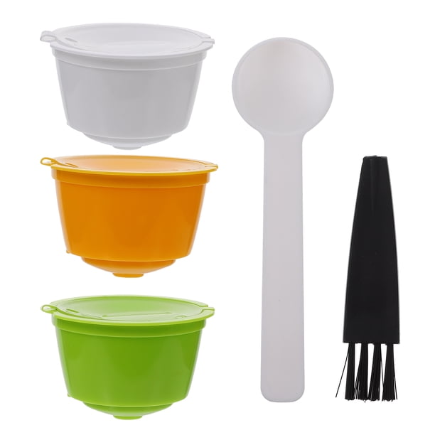 3 cápsulas de café reutilizables con filtro compatible con Dolce Gusto