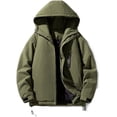 thumbnail image 1 of LUNGONGBAO Veste Imperméable Homme à Capuche Décontractée Mode Hiver Chaude, 1 of 1