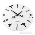 thumbnail image 5 of Reloj de pared moderno 3D de cuarzo para herramientas de peluquería, silencioso, para belleza y decoración del cabello., 5 of 5