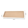thumbnail image 3 of Bandeja Hotel Style 10 x 28 cm Diseño Rectangular Liso Color Beige, 3 of 4