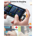 thumbnail image 3 of AUFU Magnetic Charging Cable 3Pack 6.6ft, 540 Degree 3 in 1  Magnetic Phone Charger 3A Fast Charging Data Sync, 3 of 10