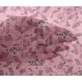 thumbnail image 4 of oneOone Viscose Chiffon Medium Pink Fabric Geometric Texture Craft Projects Decor Fabric Printed By The Yard 42 Inch Wide, 4 of 4