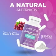Pelvana D-Mannose 120 Capsules 500mg Urinary Tract Health Support Supplements
