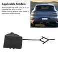thumbnail image 4 of Bumper Tow Eye Cover  Replacement For  92A 2015 To 2018, Rear Bumper Tow Hook Cover Black Excellent Sealing Safe Bumper Towing Hook Eye, 4 of 8