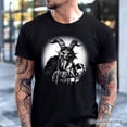 thumbnail image 5 of Krampus Spooky Portrait T-Shirt, Horror Villain Theme Halloween Tee, 5 of 5