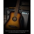 thumbnail image 6 of Fender Redondo Mini Acoustic Guitar - Sunburst w/ Gig Bag, 6 of 9