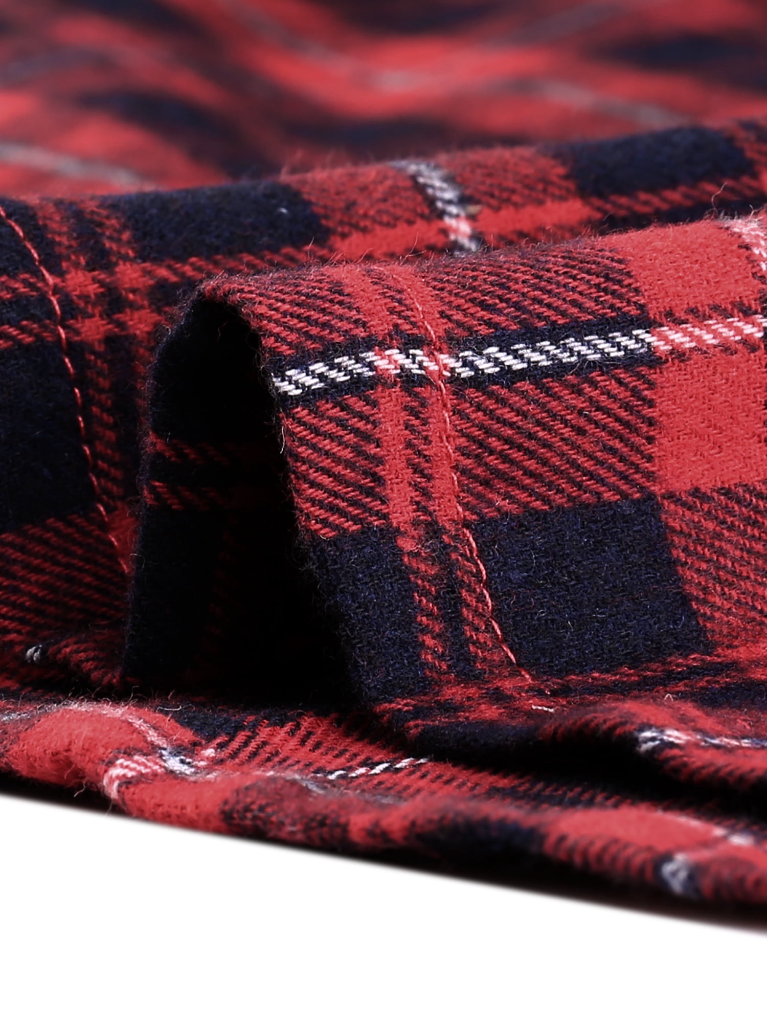 DARING DIVA Tartan Print Button Decor A-Line Pinafore Overall Dress L Red