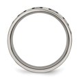 thumbnail image 2 of Titanium Black Square 6mm Ring Wedding Type Of, 2 of 11