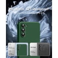 thumbnail image 4 of 3 in 1 for Samsung Galaxy S23 Case, with 2 Pack Screen Protector, with Full Camera Cover Protection，Liquid Silicone Slim Shockproof Protective Phone Case for Samsung S23 5G 6.1 (Alpine Green)…, 4 of 12