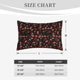 thumbnail image 4 of Rateoe BBQ Pattern Pillow Covers with Invisible Zipper(Pillows are not Included) Standard Pillowcases-20"x30", 4 of 6