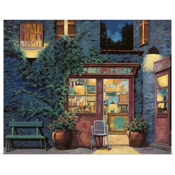 Great BIG Canvas | Rolled Guido Borelli Poster Print entitled Sapore Di Mare