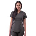 thumbnail image 1 of Adar Pro Scrubs For Women - Tailored Peplum Scrub Top, 1 of 6