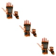 thumbnail image 1 of maskred 2pack/lot Stay Comfortable And Secure With Durable Weight Lifting Gloves Orange S 3Set, 1 of 6