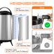 thumbnail image 3 of Dispensador de bebidas VEVOR acero inoxidable 2,4 galones 9,2 litros termico con mango de espiga, 3 of 9