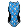 thumbnail image 5 of Hello Kitty Girls One Piece Swimsuits Hawaiian Summer Swimwear Beach Bathing Suit Outfits, 5 of 7