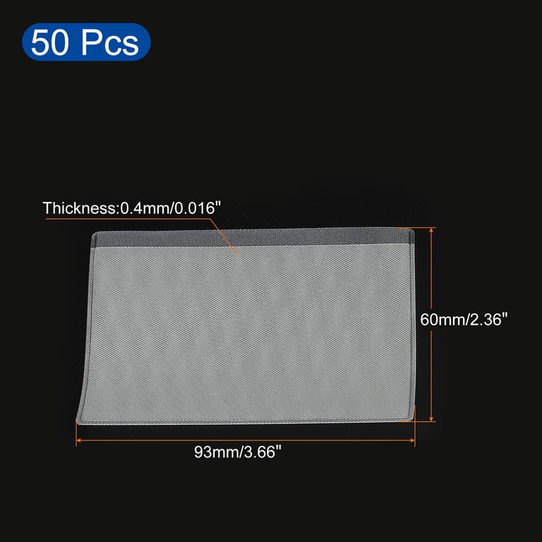 long card sleeves Amazon.com: 100 Pack Jumbo Card Binder Giant Card Sleeves Big Clear Trading  8.3 x 5.9 Inch Large Plastic Card Sleeves for Sports Games Photo Holder  Protection, No Cards : Toys & Games