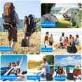 thumbnail image 3 of Portale Foldable Camping Toilet Set with Privacy Tent, Ergonomic Potty Provides Enhanced Comfort, Suitable for All Ages, Black, 3 of 8
