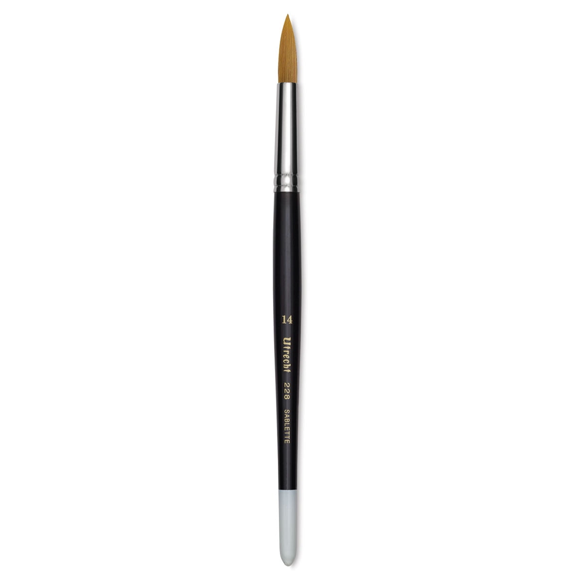 Utrecht Synthetic Sablette Round - Size 14, Short Handle