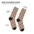 thumbnail image 3 of Rocae Fashion Tatreez for Adult Socks Casual Athletic Stretchy Loose Socks for Women Men Non-Slip Middle Tube Socks, 3 of 7
