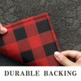 thumbnail image 6 of Red Black Plaid Checkered Pattern Door Rugs,Washable Non Slip Door Mats Indoor,Decorative Door Mats,Entry Mat Indoor for Entrance,Bedroom,Kitchen,Bathroom,16"x47", 6 of 6