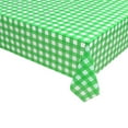 thumbnail image 1 of RKSTN A tablecloth All-round Protection Stylish And Convenient -thickened 54 X 108in Plaid Plastic Tablecloth Disposable Water Proof And Oil-proof Tablecloth 7 Colors kitchen gadgets, 1 of 5