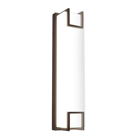 

AFX Beaumont 23-inch Textured Bronze LED Outdoor Sconce White Acrylic Shade